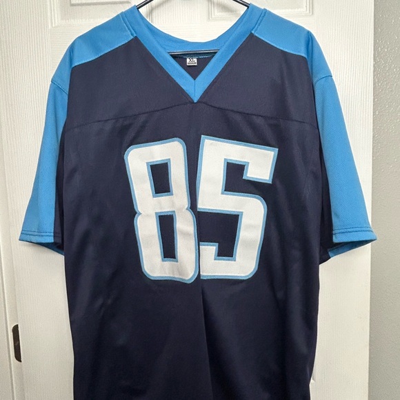 Derrick Mason Signed/Authenticated Tennessee Titans Jersey (JSA COA) 2xPro Bowl - Picture 2 of 5